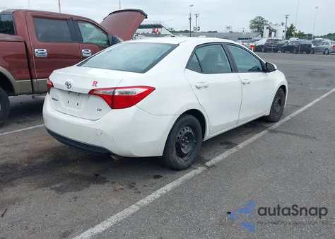 2014 Toyota Corolla Le z USA, uszkodzony, nr VIN 2T1BURHE5EC130693